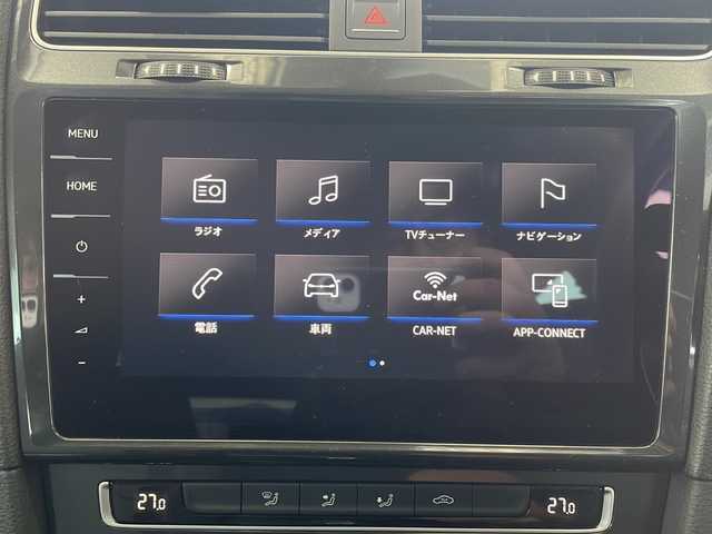 フォルクスワーゲン ゴルフ TSIコンフォートライン 愛媛県 2017(平29)年 2.2万km 黒 バックカメラ/HDDナビ/フルセグテレビ/ETC/追従型クルーズコントロール/ワンオーナー/Bluetooth接続/純正アルミホイール/純正フロアマット/レーンキープアシスト/オートライト/プッシュスタート/アイドリングストップ