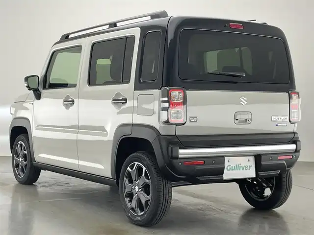 スズキ ハスラー タフワイルド・ターボ 愛知県 2025(令7)年 0.1千km アイボリーⅡ 届出済未使用車　純正９型ＤＡナビＴＶ　禁煙　全方位カメラ　デュアルカメラブレーキ　衝突軽減　追従クルコン　パーキングセンサー　ＬＥＤオートライト　シートヒーター　ＤＶＤ再生　パドルシフト　ルーフレール　フォグランプ　/登録時走行距離７km