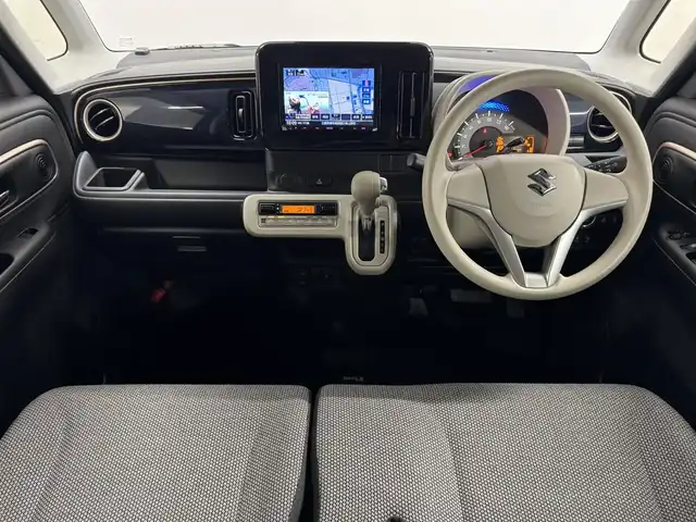 スズキ ワゴンＲ スマイル HYBRID X 三重県 2021(令3)年 0.6万km インディゴブルーメタリック マイルドハイブリッド/FF/インパネCVT/ケンウッド 8インチ『彩速ナビ』 MDV-M805L/（FM/AM/CD/DVD/iPod/USB/SD/内蔵メモリ/VTR/Bluetooth/SMART USEN/マルチAVブラウザ）/バックカメラ/両側パワースライドドア/安全/・デュアルカメラブレーキサポート/・車線逸脱警報機能/・ふらつき警報/・リヤパーキングセンサー/・誤発進抑制機能/・後方誤発進抑制機能/・後退時ブレーキアシスト/装備/・シートヒーター（D）/・オートエアコン/・オートライト/・ハイビームアシスト/・プッシュスタート/・充電用USBジャック（type-A x2）/・ベンチシート/・純正ホイールキャップ（14インチスチールホイール）/・保/取/ナビ取/・スマートキーx2