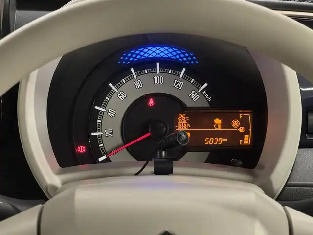 スズキ ワゴンＲ スマイル HYBRID X 三重県 2021(令3)年 0.6万km インディゴブルーメタリック マイルドハイブリッド/FF/インパネCVT/ケンウッド 8インチ『彩速ナビ』 MDV-M805L/（FM/AM/CD/DVD/iPod/USB/SD/内蔵メモリ/VTR/Bluetooth/SMART USEN/マルチAVブラウザ）/バックカメラ/両側パワースライドドア/安全/・デュアルカメラブレーキサポート/・車線逸脱警報機能/・ふらつき警報/・リヤパーキングセンサー/・誤発進抑制機能/・後方誤発進抑制機能/・後退時ブレーキアシスト/装備/・シートヒーター（D）/・オートエアコン/・オートライト/・ハイビームアシスト/・プッシュスタート/・充電用USBジャック（type-A x2）/・ベンチシート/・純正ホイールキャップ（14インチスチールホイール）/・保/取/ナビ取/・スマートキーx2