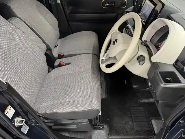 スズキ ワゴンＲ スマイル HYBRID X 三重県 2021(令3)年 0.6万km インディゴブルーメタリック マイルドハイブリッド/FF/インパネCVT/ケンウッド 8インチ『彩速ナビ』 MDV-M805L/（FM/AM/CD/DVD/iPod/USB/SD/内蔵メモリ/VTR/Bluetooth/SMART USEN/マルチAVブラウザ）/バックカメラ/両側パワースライドドア/安全/・デュアルカメラブレーキサポート/・車線逸脱警報機能/・ふらつき警報/・リヤパーキングセンサー/・誤発進抑制機能/・後方誤発進抑制機能/・後退時ブレーキアシスト/装備/・シートヒーター（D）/・オートエアコン/・オートライト/・ハイビームアシスト/・プッシュスタート/・充電用USBジャック（type-A x2）/・ベンチシート/・純正ホイールキャップ（14インチスチールホイール）/・保/取/ナビ取/・スマートキーx2