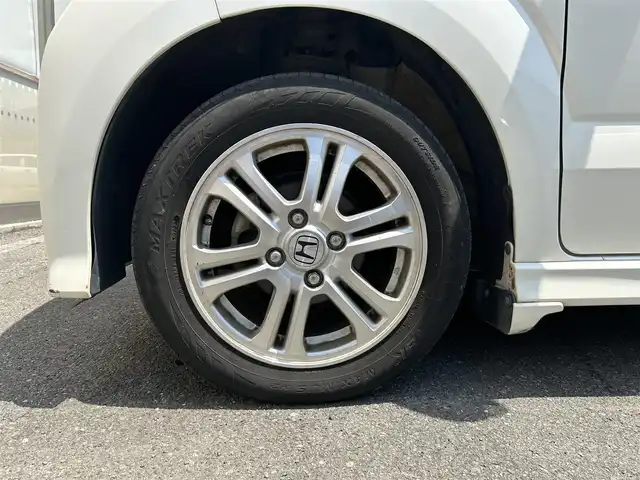 ホンダ Ｎ ＢＯＸ カスタム G Lパッケージ 大阪府 2012(平24)年 11.3万km プレミアムホワイトパール 純正オーディオ/片側パワースライド/純正アルミホイール/純正フロアマット/スマートキー/取扱説明書/Wエアバッグ/横滑り防止装置/LEDライト/オートライト/ABS