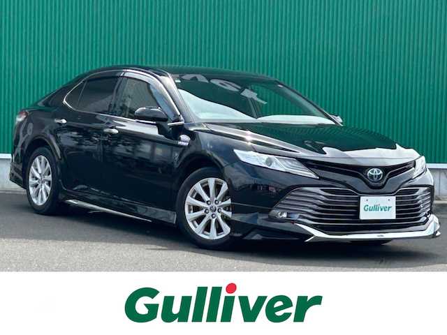 トヨタ カムリ G 宮城県 2019(平31)年 5.7万km アティチュードブラックマイカ Toyota Safety Sense/モデリスタエアロ【F・S・R】/純正9型ナビ/【CD・DVD・SD・BT・フルセグTV】/バックカメラ/純正17インチAW/プリクラッシュセーフティ/レーダークルーズコントロール/レーンディパーチャートアラート/ブラインドスポットモニター/オートハイビーム/D席パワーシート/社外ドライブレコーダー/オートライト/LEDヘッドライト/LEDフォグライト/ブレーキホールド/電子パーキング/横滑り防止装置/スマートキー/ETC