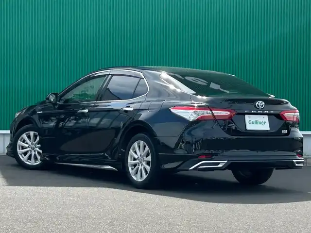 トヨタ カムリ G 宮城県 2019(平31)年 5.7万km アティチュードブラックマイカ Toyota Safety Sense/モデリスタエアロ【F・S・R】/純正9型ナビ/【CD・DVD・SD・BT・フルセグTV】/バックカメラ/純正17インチAW/プリクラッシュセーフティ/レーダークルーズコントロール/レーンディパーチャートアラート/ブラインドスポットモニター/オートハイビーム/D席パワーシート/社外ドライブレコーダー/オートライト/LEDヘッドライト/LEDフォグライト/ブレーキホールド/電子パーキング/横滑り防止装置/スマートキー/ETC