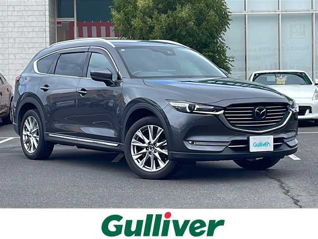 マツダ ＣＸ－８ XD Lパッケージ 鹿児島県 2018(平30)年 10.2万km マシーングレープレミアムM アルパインナビ/（マツダコネクト使用可能）/フルセグ/Bluetooth/バックカメラ/全方位カメラ/パワーシート（D/N席）/パワーバックドア/ステアリングヒーター/ヘッドアップディスプレイ/ETC2.0/ステアリングスイッチ/レザーシート/クルーズコントロール/衝突軽減ブレーキ/スマートキー