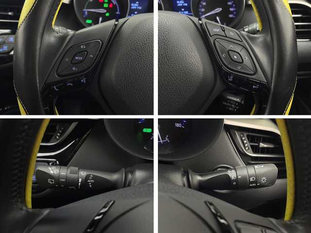 トヨタ Ｃ－ＨＲ G 宮崎県 2021(令3)年 7.3万km イエロー 禁煙車/トヨタセーフティセンス/純正8型ディスプレイオーディオ/（T-CONNECT/Bluetooth/FMAM）/純正バックカメラ/純正モデリスタエアロ/純正ビルトインETC/純正18インチアルミ/純正LEDオートライト/純正LEDフォグ/純正フロアマット/社外前後ドライブレコーダー/全方位モニター/アダプティブクルーズコントロール/レーンディパーチャーアラート/オートマチックハイビーム/クリアランスソナー/ブラインドスポットモニター/電子パーキング/オートホールド/本革巻ハンドル/デュアルオートエアコン（ナノイー）/前席シートヒーター/ハーフレザーシート/ウインカードアミラー/オート電動格納ミラー/スマートキー/プッシュエンジンスタート/スペアキー/新車時保証書/取扱い説明書