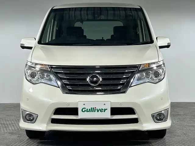 日産 セレナ HWS S HV Vセレ +SeftyⅡ 神奈川県 2015(平27)年 5.6万km ブリリアントホワイトパール 純正7インチナビ/・BT/フルセグTV/SD/CD/DVD/USB/AM/FM/インテリジェントアラウンドビューモニター/エマージェンシーブレーキ/レーンキープアシスト/両側電動スライドドア/前後クリアランスソナー/アイドリングストップ機能/ビルトインETC2.0/ECOモード/ヒルスタートアシスト/スマートキー/スペアキー/プッシュスタートボタン/Autoライト/純正16インチアルミホイール/純正ドアバイザー/純正フロアマット