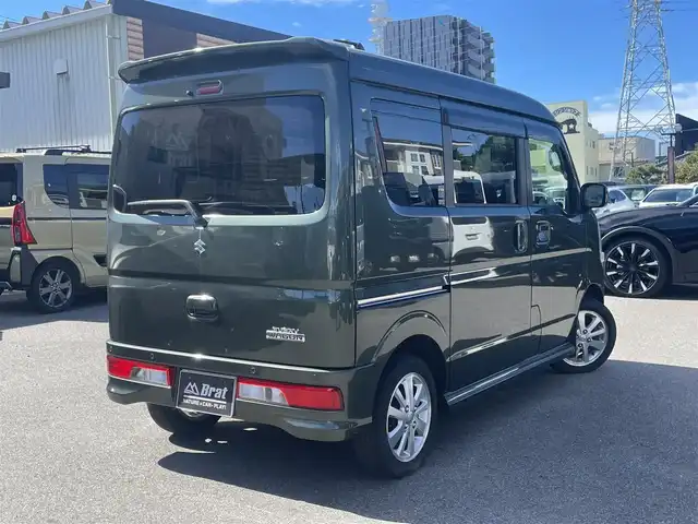 スズキ エブリィ ワゴン PZターボ 愛知県 2019(令1)年 3.3万km クールカーキPM KENWOOD SDナビ/Bluetooth/フルセグTV/オートライト/ドアバイザー/ドラレコ/プッシュスタート/片側パワースライドドア