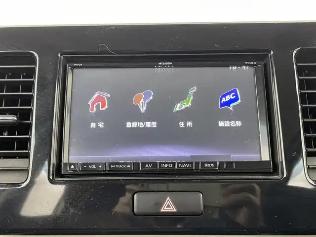 日産 モコ X 大分県 2014(平26)年 11万km アーバンブラウン ワンオーナー/社外ナビ　型式：NR-MZ40/【フルセグTV、DVD再生可、BT対応】/バックカメラ/プッシュスタート/スマートキー/ETC/アイドリングストップ/ヘッドライトレベライザー/電動格納ミラー/純正フロアマット/純正14アルミホイール/保証書、取説、スペアキー有り