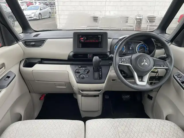 三菱 ｅＫスペース M 石川県 2022(令4)年 4.5万km 黒 4WD/社外オーディオ/シートヒーター/両側スライドドア/キーレス/レーダーブレーキ/コーナーセンサー/オートライト/レーンキープアシスト/電動ミラー/アイドリングストップ