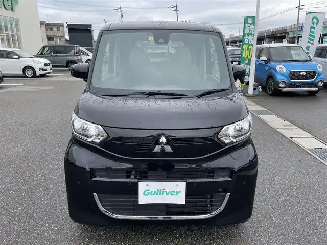 三菱 ｅＫスペース M 石川県 2022(令4)年 4.5万km 黒 4WD/社外オーディオ/シートヒーター/両側スライドドア/キーレス/レーダーブレーキ/コーナーセンサー/オートライト/レーンキープアシスト/電動ミラー/アイドリングストップ