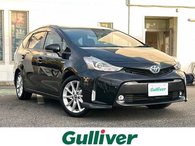 トヨタ プリウス α S ツーリングセレクション 愛知県 2016(平28)年 11.4万km アティチュードブラックマイカ /禁煙車/ワンオーナー//ALPINE9インチSDナビ//フルセグTV//Bluetooth//CD・DVD//FM・AM//バックカメラ//ビルトインETC//前方ドライブレコーダー//LEDオートライト・フォグランプ//純正フロアマット//純正ドアバイザー//プッシュスタート//ISOFIX//スペアキー//取扱説明書/新車保証書