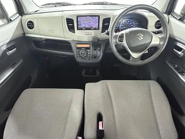 スズキ ワゴンＲ FZ 佐賀県 2015(平27)年 0.7万km ブルーイッシュブラックパール3 社外7インチナビ/ワンセグTV/CD/DVD/Bluetooth/衝突被害軽減システム/ハロゲンヘッドライト/横滑り防止装置/アイドリングストップ/ヘッドライトレベライザー/運転席シートヒーター/純正フロアマット/純正14インチアルミホイール/ステアリングリモコン/ドアバイザー/電動格納ミラー/スマートキー/スペアキー×１/プッシュスタート