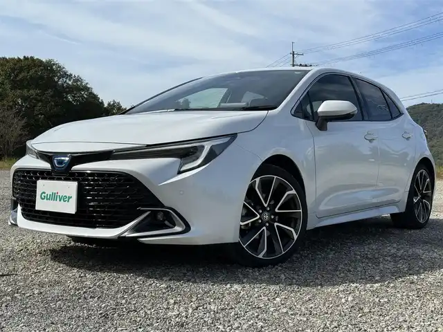 トヨタ カローラ スポーツ ハイブリッドG Z 兵庫県 2025(令7)年 1.2万km パール 純正ナビ/フルセグTV/バックカメラ/Bluetooth接続可/ビルトインETC2.0/ドライブレコーダー/シートヒーター前2席/AUTOハイビーム/AUTOライト/LEDヘッドライト/LEDフォグランプ/トヨターセーフティセンス/レーダークルーズコントロール/レーンキープアシスト/パーキングセンサー前後/純正18インチAW