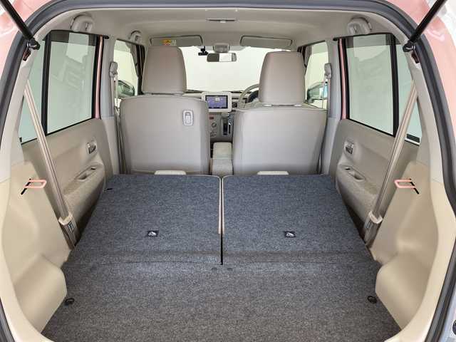 スズキ ラパン S 愛知県 2017(平29)年 0.3万km コフレピンクパールメタリック/ホワイト2トーンルーフ SDナビ/シートヒーター/HIDライト/オートライト/ドライブレコーダー/衝突軽減システム/フルセグ/CD DVD/Bluetooth/ステアリングスイッチ/スマートキー/プッシュスタート