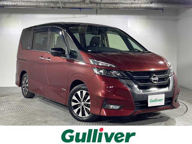 日産 セレナ ハイウェイスターVセレクションⅡ 沖縄県 2019(平31)年 6.9万km マルーンレッド 2トーン 県外仕入れ/禁煙車/純正9インチナビ/【CD/DVD/フルセグTV/BT】/プロパイロット/干す前方/アラウンドビューモニター/11インチ純正フリップダウンモニター/ETC/デジタルインナーミラー/両側パワースライドドア/ハンズフリーオートスライドドア/衝突被害軽減ブレーキ/前後コーナーセンサー/レーンキープアシスト/オートハイビーム/純正LEDヘッドライト/オートライト/16インチ純正アルミ/スマートキー