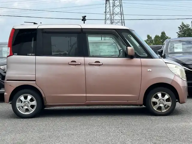 スズキ パレット X 道央・札幌 2008(平20)年 7.3万km アンティークローズメタリック 純正オーディオ/AM/FM/CD/USB/AUX/片側パワースライドドア/プッシュスタート/スマートキー/スペアキー/電格ミラー/ドアバイザー/AAC/Wエアバッグ/ヘッドライトレベライザー/純正フロアマット