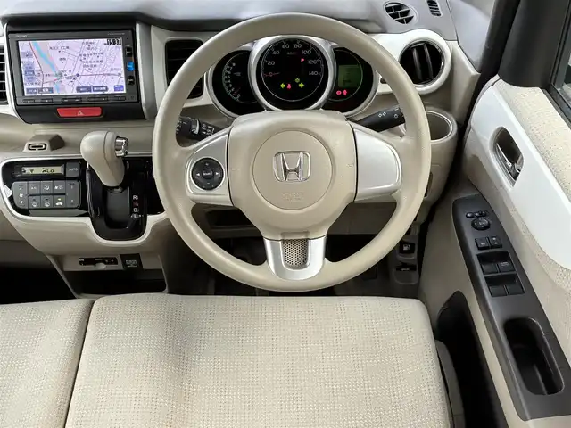 ホンダ Ｎ ＢＯＸ G Lパッケージ 京都府 2017(平29)年 3.9万km 茶Ⅱ ワンオーナー/片側パワースライドドア/純正SDナビ/・フルセグTV/・CD/DVD/SD再生/・BT接続/・バックカメラ＜マルチアングル＞/Bin ETC＜ナビ連動＞/アイドリングストップ/後席ロールサンシェード/プラズマクラスター内臓オートエアコン/プッシュスタート/スマートキー×2個/運転席シートハイトアジャスター/ハーフシェイドフロントウインドウ/純正フロアマット/純正14インチアルミホイール/車両保証書/車両取説/ナビ取説