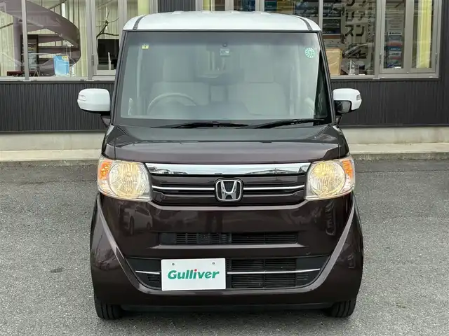 ホンダ Ｎ ＢＯＸ G Lパッケージ 京都府 2017(平29)年 3.9万km 茶Ⅱ ワンオーナー/片側パワースライドドア/純正SDナビ/・フルセグTV/・CD/DVD/SD再生/・BT接続/・バックカメラ＜マルチアングル＞/Bin ETC＜ナビ連動＞/アイドリングストップ/後席ロールサンシェード/プラズマクラスター内臓オートエアコン/プッシュスタート/スマートキー×2個/運転席シートハイトアジャスター/ハーフシェイドフロントウインドウ/純正フロアマット/純正14インチアルミホイール/車両保証書/車両取説/ナビ取説