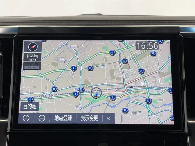 トヨタ アルファード SC 栃木県 2019(平31)年 4.9万km ラグジュアリーホワイトパールクリスタルシャインガラスフレーク 純正ナビ/（CD/DVD/フルセグTV/Bluetooth）/バックカメラ/フリップダウンモニター/トヨタセーフティセンス/・プリクラッシュセーフティ/・レーントレーシングアシスト/・レーンディパーチャーアラート/・ロードサインアシスト/・レーダークルーズコントロール/・オートマチックハイビーム/・先行車発進アラーム/コーナーセンサー/ETC/前後ドラレコ/前席パワーシート/シートヒーター/シートベンチレーション/両側パワースライドドア/社外AW/LEDヘッドライト/純正フロアマット/スマートキー/プッシュスタート