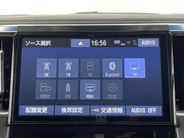 トヨタ アルファード SC 栃木県 2019(平31)年 4.9万km ラグジュアリーホワイトパールクリスタルシャインガラスフレーク 純正ナビ/（CD/DVD/フルセグTV/Bluetooth）/バックカメラ/フリップダウンモニター/トヨタセーフティセンス/・プリクラッシュセーフティ/・レーントレーシングアシスト/・レーンディパーチャーアラート/・ロードサインアシスト/・レーダークルーズコントロール/・オートマチックハイビーム/・先行車発進アラーム/コーナーセンサー/ETC/前後ドラレコ/前席パワーシート/シートヒーター/シートベンチレーション/両側パワースライドドア/社外AW/LEDヘッドライト/純正フロアマット/スマートキー/プッシュスタート