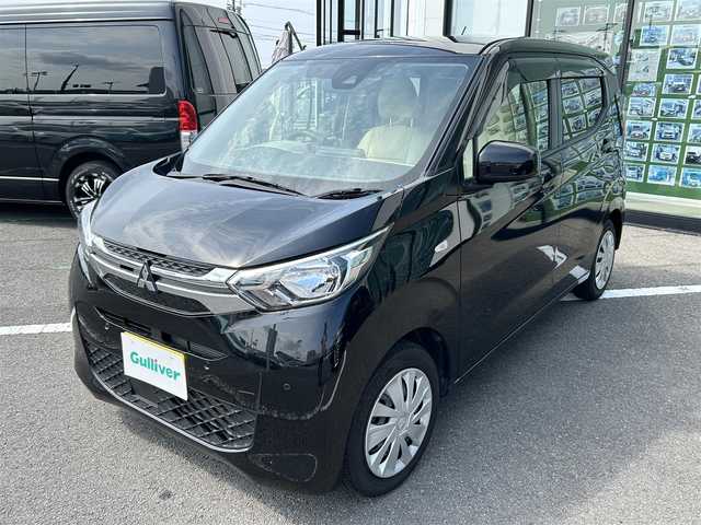 三菱 ｅＫワゴン M 長崎県 2021(令3)年 4.7万km アメジストブラック ワンオーナー/社外メモリナビ/（フルセグ・DVD・BT・AUX)/衝突軽減ブレーキ/ＥＴＣ/クリアランスソナー/シートカバー/アイドリングストップ/バックカメラ/オートライト/レーンキープアシスト/キーレス/ライトレベライザー
