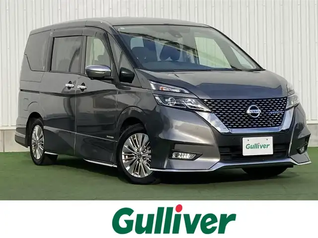 日産 セレナ オーテック セーフティパッケージ 香川県 2019(平31)年 7.7万km ダークメタルグレー ワンオーナー/プロパイロット/純正9インチナビ/フリップダウンモニター/両側パワースライドドア/インテリジェントオートスライド/アラウンドビュー/バックカメラ/革巻きステアリング/ステアリングリモコン/LEDヘッドライト/フォグライト/スマートキー/プッシュスタート/BSM/インテリジェントルームミラー