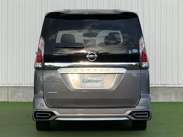 日産 セレナ オーテック セーフティパッケージ 香川県 2019(平31)年 7.7万km ダークメタルグレー ワンオーナー/プロパイロット/純正9インチナビ/フリップダウンモニター/両側パワースライドドア/インテリジェントオートスライド/アラウンドビュー/バックカメラ/革巻きステアリング/ステアリングリモコン/LEDヘッドライト/フォグライト/スマートキー/プッシュスタート/BSM/インテリジェントルームミラー