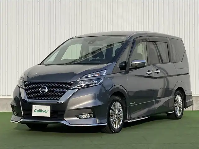 日産 セレナ オーテック セーフティパッケージ 香川県 2019(平31)年 7.7万km ダークメタルグレー ワンオーナー/プロパイロット/純正9インチナビ/フリップダウンモニター/両側パワースライドドア/インテリジェントオートスライド/アラウンドビュー/バックカメラ/革巻きステアリング/ステアリングリモコン/LEDヘッドライト/フォグライト/スマートキー/プッシュスタート/BSM/インテリジェントルームミラー