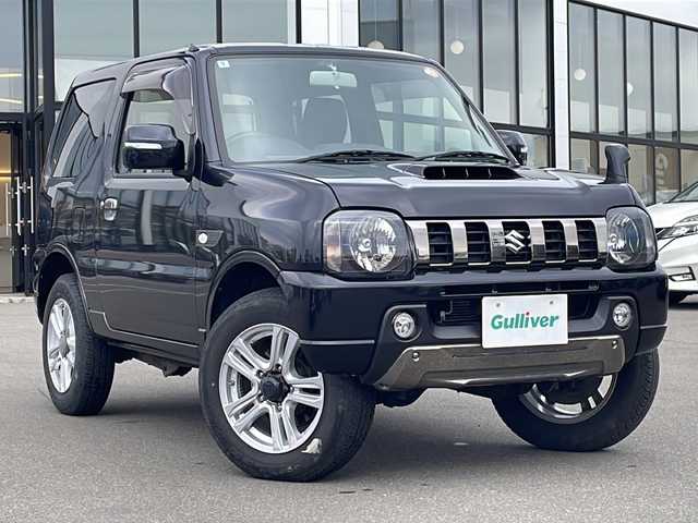 スズキ ジムニー ランドベンチャー 青森県 2016(平28)年 4万km ブルーイッシュブラックパール3 ・4WD/・キーレス/・社外CD/・ライトレベライザー/・フォグ/・ルーフレール/・シートヒーター/・オートライト/・純正16AW