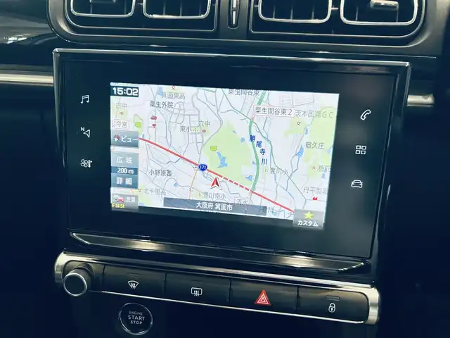 シトロエン Ｃ３ シャイン 大阪府 2021(令3)年 4.2万km サーブル ワンオーナー/純正ナビ/TV/バックカメラ/applecarplay/純正16インチAW/クルコン/クリアランスソナー/ブラインドスポット/ETC/ドラレコ/スマートキー