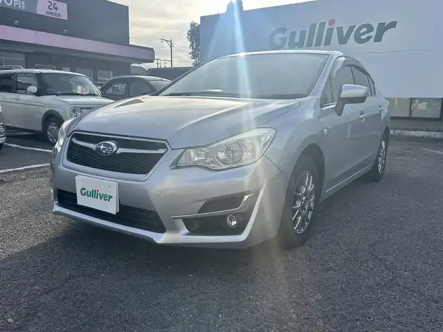 スバル インプレッサ Ｇ４ 1．6i 福島県 2015(平27)年 6.6万km アイスシルバーメタリック 4WD/社外モニター（CD/DVD/FM/AM）/ETC/横滑り防止/ドアバイザー/バックカメラ/フォグランプ/スペアキー１本/取扱説明書