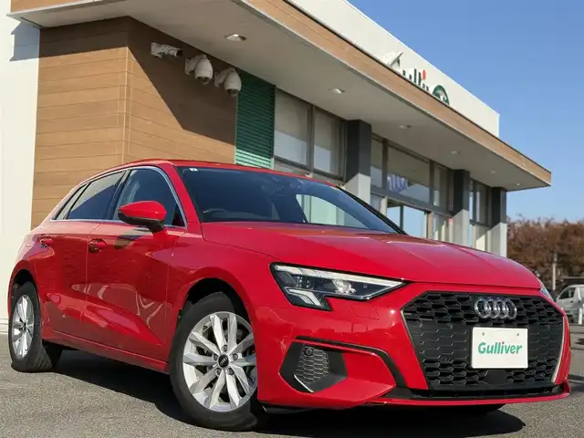 アウディ アウディ Ａ３ SB 30TFSI 香川県 2021(令3)年 3.7万km 赤 メーカーナビ/フルセグ/Bluetooth/アップルカープレイ/バックカメラ/バーチャルコクピット/アウディプレセンス/レーダークルーズ/レーンキープ/サイドアシスト/LEDヘッドライト/スマートキー/純正前後ドライブレコーダー/ビルトインETC2.0