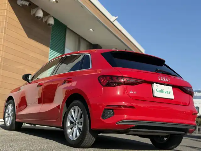 アウディ アウディ Ａ３ SB 30TFSI 香川県 2021(令3)年 3.7万km 赤 メーカーナビ/フルセグ/Bluetooth/アップルカープレイ/バックカメラ/バーチャルコクピット/アウディプレセンス/レーダークルーズ/レーンキープ/サイドアシスト/LEDヘッドライト/スマートキー/純正前後ドライブレコーダー/ビルトインETC2.0