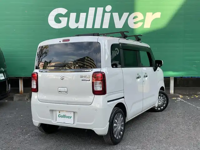 スズキ ワゴンＲ スマイル HYBRID X 東京都 2022(令4)年 3.5万km ピュアホワイトP 外部検査済み/全方位モニター付きメモリーナビゲーション/・9インチメモリーナビ/(フルセグTV/DVD/CD/スマートフォン連携/USB)/・ステアリングスイッチ/・フロント/サイド/バックカメラ/セーフティープラスパッケージ/・アダプティブクルーズコントロール/・カラーヘッドアップディスプレイ/・カラーマルチインフォメーションディスプレイ/マイルドハイブリッド/アイドリングストップシステム/両側パワースライドドア/シートヒーター(運転席)/前後ドライブレコーダー(ZDR035)/寒冷地仕様/純正フロアマット/保証書/取扱説明書/スペアキー×1