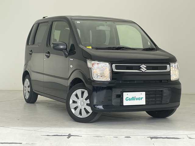 スズキ ワゴンＲ HYBRID FX 沖縄県 2018(平30)年 6.8万km ブルーイッシュブラックパール3 禁煙車　/純正オーディオ　/(CD　AUX AM　FX)/横滑り防止装置　/盗難防止装置装置　/前後ドライブレコーダー　/ＥＴＣ　/シートヒーター　/オートエアコン　/ベンチシート　/アイドリングストップ　/社外フロアマット　/ＡＢＳ/パワーステアリング/パワーウィンドウ