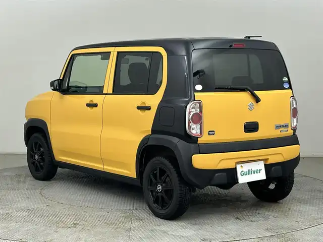スズキ ハスラー タフワイルド 道央・札幌 2019(平31)年 7.5万km アクティブイエロー/ブラック 2トーン ・４WD/・純正ディーラーオプションナビ/　CD／DVD／Bluetooth／フルセグ/・デュアルカメラブレーキサポート/・レーンキープアシスト/・アイドリングストップ/・横滑り防止装置/・ヒルディセントコントロール/・グリップコントロール/・オートライト/・ハーフレザーシート/・前席シートヒーター/・社外AW14インチ/・LEDヘッドライト/・フォグライト/・電動格納ウィンカーミラー/・スマートキー/・プッシュスタート/・純正フロアマット/・取扱説明書/・保証書