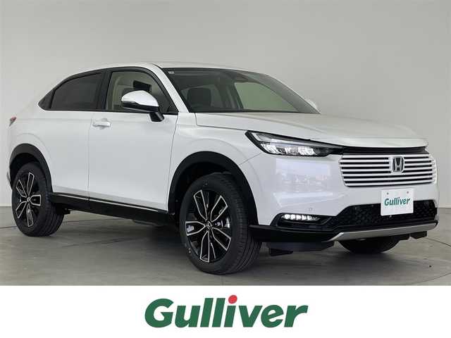 ホンダ ヴェゼル ハイブリッド e:HEV Z 埼玉県 2025(令7)年 0.1千km プラチナホワイトパール 登録済未使用車　純正９型ナビ　バックカメラ　ワイヤレス充電　パワーバックドア　ホンダセンシング　ＥＴＣ２．０　アダプティブクルーズコントロール　ステアリングヒーター　シートヒーター　ＬＥＤヘッドライト