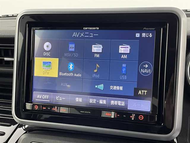 スズキ スペーシア カスタム HYBRID XS 福岡県 2018(平30)年 2.7万km ピュアホワイトP 社外８型ナビ（ＢＴ，フルセグＴＶ）　/バックカメラ　/ヘッドレストモニター　/ＥＴＣ　/コーナーセンサー　/衝突被害軽減ブレーキ　/レーンキープ　/アイドリングストップ　/両側電動スライドドア　/シートヒーター　/ＬＥＤ