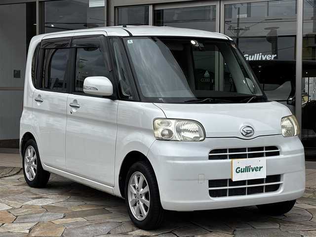 ダイハツ タント X リミテッド 静岡県 2010(平22)年 11.7万km パール ・純正オーディオ/CD/AM/FM/・片側パワースライドドア/・スマートキー/・前後ドライブレコーダー/・オートエアコン/・純正アルミホイール