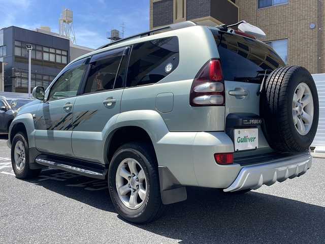 トヨタ ランドクルーザー プラド TX 広島県 2004(平16)年 6.6万km ライトブルー /登録時走行距離/　　　　　　　65207キロ/ワンオーナー/4WD/サンルーフ/純正ナビ/スペアキー×１/ETC/新車時整備手帳/　　【保証書】/取扱説明書/