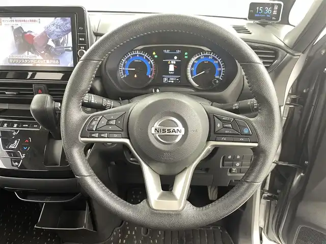 日産 ルークス HWS Gターボ プロパイロットED 熊本県 2022(令4)年 3万km チタニウムグレーメタリック ワンオーナー車/プロパイロット/純正メモリナビ【MM321D-L】/(AM/FM/Bluetooth/Music Stocker/CD/DVD/フルセグTV)/アラウンドビューモニター/バックカメラ/運転支援機能/・エマージェンシーブレーキ/・車線逸脱警報/防止支援/・ふらつき警報/・踏み間違い衝突防止アシスト/・前方衝突予測警報/・最高速度標識/・標識探知機能/・先行車発進お知らせ/・先進事故自動通報システム/オートライト/オートマチックハイビーム/コーナーセンサー/アイドリングストップ/純正15インチアルミホイール/両側パワースライドドア/純正ドアバイザー/電格ウィンカーミラー/フォグランプ/コムテック前後ドライブレコーダー【HDR952GW】/GPSレーダー探知機【ASSURA-　VA-310E】/ビルトインETC/純正フロアマット/プッシュスタート/シートバックテーブル/ロールサンシェード/USB端子×1/スペアキー×1/ISOFIX/保証書/取扱説明書/ナビ取扱説明書