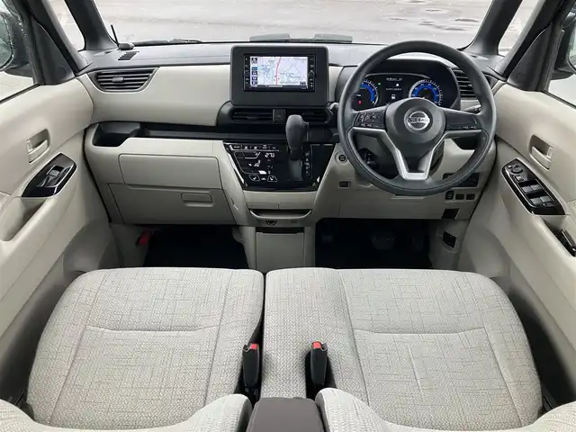 日産 ルークス X 道南・函館 2022(令4)年 4.4万km ホワイトパール /純正ナビ//フルセグTV//夏冬タイヤ//全方位カメラ//純正エンジンスターター//ドライブレコーダー前後//ETC//エマージェンシーブレーキ//車線逸脱警報//クリアランスソナー//オートマチックハイビーム//片側パワースライドドア//前席シートヒーター//リヤシーリングファン//シートバックテーブル//オートライト//スマートキー//エンジンプッシュスタート//ワンオーナー