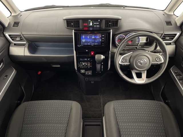 トヨタ ルーミー カスタムG－T 鹿児島県 2021(令3)年 1.4万km パールホワイトⅢ 社外ナビ/（CD・DVD/BT/フルセグ）/両側パワスラ/コーナーセンサー/ACC/オートブレーキホールド/バックカメラ/電動パーキング/コーナーセンサー/リアサンシェード/オートライト/スマートキー/プッシュスタート