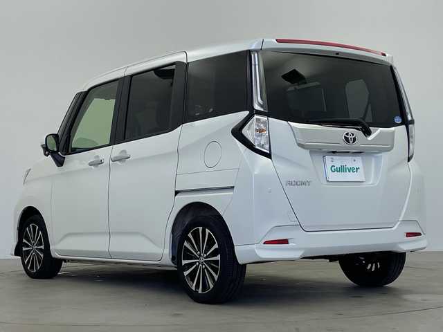 トヨタ ルーミー カスタムG－T 鹿児島県 2021(令3)年 1.4万km パールホワイトⅢ 社外ナビ/（CD・DVD/BT/フルセグ）/両側パワスラ/コーナーセンサー/ACC/オートブレーキホールド/バックカメラ/電動パーキング/コーナーセンサー/リアサンシェード/オートライト/スマートキー/プッシュスタート