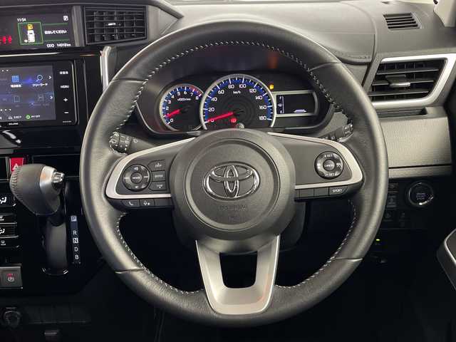 トヨタ ルーミー カスタムG－T 鹿児島県 2021(令3)年 1.4万km パールホワイトⅢ 社外ナビ/（CD・DVD/BT/フルセグ）/両側パワスラ/コーナーセンサー/ACC/オートブレーキホールド/バックカメラ/電動パーキング/コーナーセンサー/リアサンシェード/オートライト/スマートキー/プッシュスタート