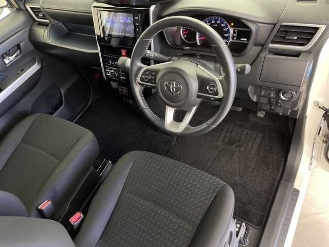 トヨタ ルーミー カスタムG－T 鹿児島県 2021(令3)年 1.4万km パールホワイトⅢ 社外ナビ/（CD・DVD/BT/フルセグ）/両側パワスラ/コーナーセンサー/ACC/オートブレーキホールド/バックカメラ/電動パーキング/コーナーセンサー/リアサンシェード/オートライト/スマートキー/プッシュスタート