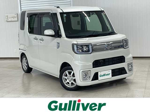 ダイハツ ウェイク G ターボ　レジャーエディション SA Ⅲ 熊本県 2020(令2)年 6.8万km パールホワイトⅢ 純正ＳＤナビ（ＣＤ/ＢＴ/ラジオ/フルセグ）/バックカメラ/ＥＴＣ/両側パワースライドドア/コーナーセンサー/衝突軽減システム/横滑り防止装置/オートライト/オートハイビーム/フォグランプ/ＬＥＤヘッドライト/ステアリングスイッチ/プッシュスタート/スマートキー2本/純正フロアマット/社外13インチＡＷ