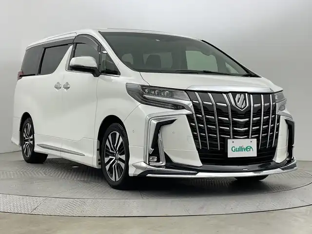 トヨタ アルファード S Cパッケージ 新潟県 2020(令2)年 5.6万km ホワイトパールクリスタルシャイン 禁煙車/ワンオーナー/メーカーOP純正10.5インチT-Connectナビ/　　（T-Connect無料期間終了）/JBLプレミアムサウンドシステム/　USB/Bluetooth/Miracast/フリップダウンモニター/アラウンドビューモニター/デジタルインナーミラー/コーナーセンサー/Wサンルーフ/両側パワースライドドア/パワーバックドア/黒革シート/電動/エア/ヒーター/モデリスタフルエアロ/モデリスターマフラー/スマートキー×2/ETC2.0/LEDヘッドライト/オートライト/オートハイビーム/フォグランプ/衝突被害軽減ブレーキ/レーダークルーズコントロール/新車時保証書/取扱説明書/ナビ取説