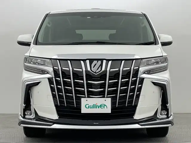 トヨタ アルファード S Cパッケージ 新潟県 2020(令2)年 5.6万km ホワイトパールクリスタルシャイン 禁煙車/ワンオーナー/メーカーOP純正10.5インチT-Connectナビ/　　（T-Connect無料期間終了）/JBLプレミアムサウンドシステム/　USB/Bluetooth/Miracast/フリップダウンモニター/アラウンドビューモニター/デジタルインナーミラー/コーナーセンサー/Wサンルーフ/両側パワースライドドア/パワーバックドア/黒革シート/電動/エア/ヒーター/モデリスタフルエアロ/モデリスターマフラー/スマートキー×2/ETC2.0/LEDヘッドライト/オートライト/オートハイビーム/フォグランプ/衝突被害軽減ブレーキ/レーダークルーズコントロール/新車時保証書/取扱説明書/ナビ取説
